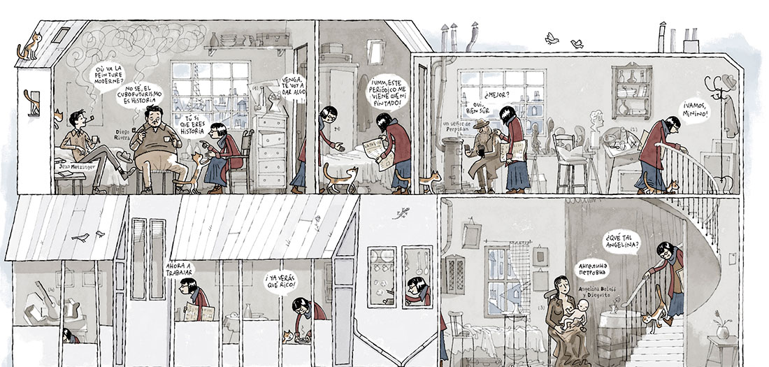 Colección Telefónica: Composición Cubista. Juan Berrio, 2016.Colección Telefónica: Composición Cubista. Juan Berrio, 2016.