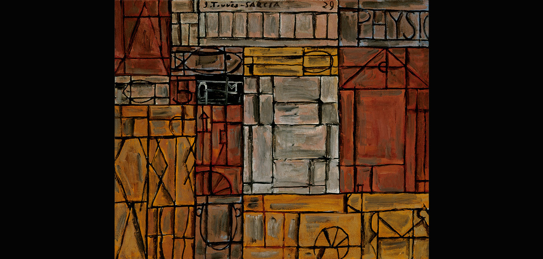 Joaquín Torres-García (Uruguayo. 1874–1949). Physique. 1929. Óleo sobre lienzo. Colección Telefónica. © Sucesión Joaquín Torres-García, Montevideo 2016