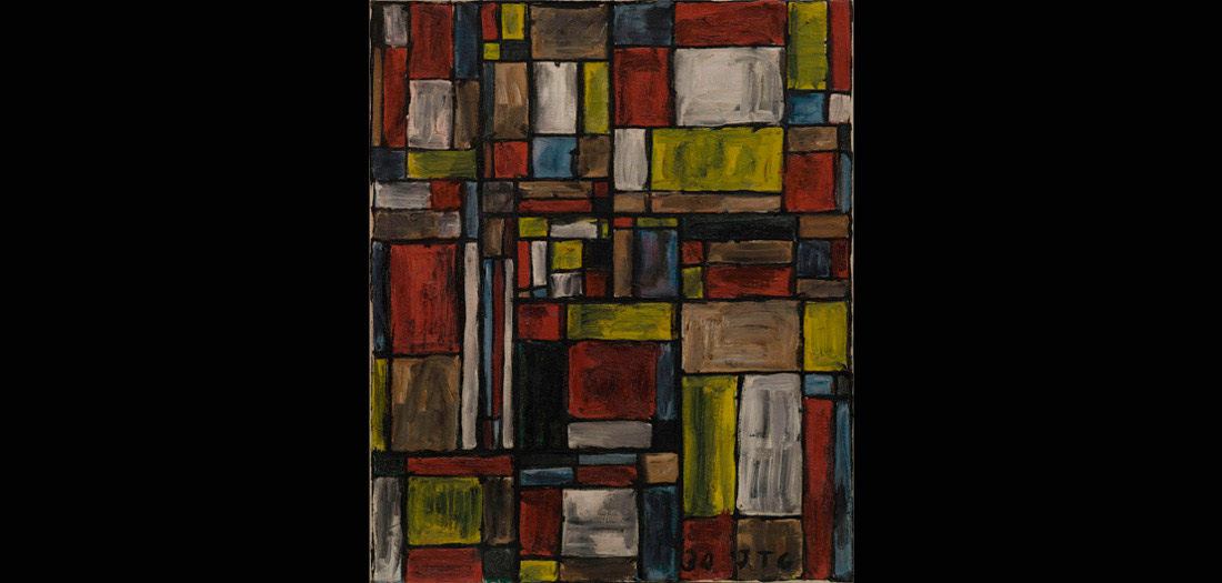 Joaquín Torres-García (Uruguayo. 1874–1949). Estructura en color. 1930. Óleo sobre lienzo. The Museum of Modern Art, New York. The Sidney and Harriet Janis Collection (por intercambio), 2004. © Sucesión Joaquín Torres-García, Montevideo 2016. Foto: Jonathan Muzikar