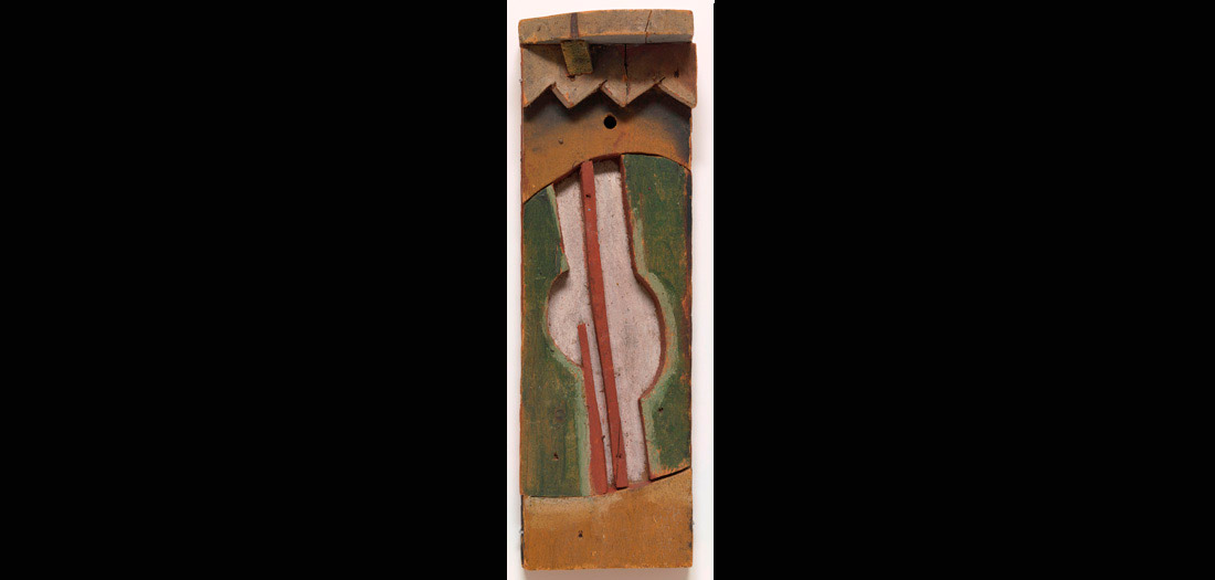 Joaquín Torres García. (Uruguayo, 1874–1949). Guitarra. 1924. Madera pintada.. The Museum of Modern Art, New York. Abby Aldrich Rockefeller Fund, 1981. © Sucesión Joaquín Torres-García, Montevideo 2016. Foto: Thomas Griesel