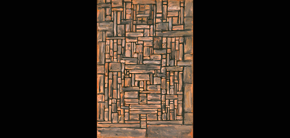 Joaquín Torres-García (Uruguayo. 1874–1949). Construcción infinito. 1942. Óleo sobre lienzo. Kasser Mochary Foundation, Montclair, New Jersey. © Sucesión Joaquín Torres-García, Montevideo 2016. Foto: © Kasser Mochary Foundation / Mark Gulezian/QuickSilver