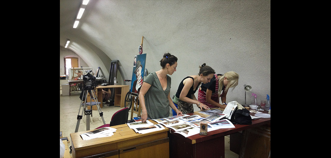 Viendo portfolios en Budapest