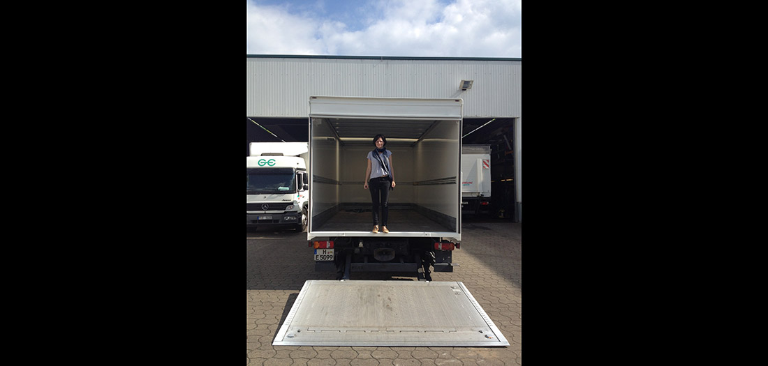 Preparando el camión