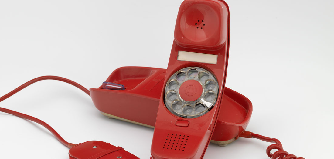 Teléfono automático Modelo Góndola, años 70.