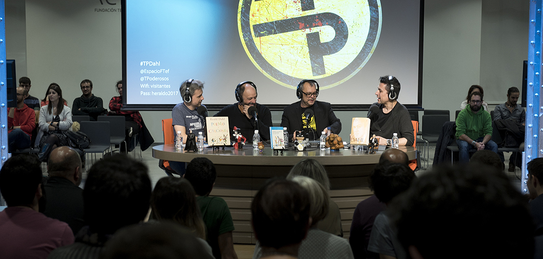 Imágenes del TP dedicado a Roald Dahl.