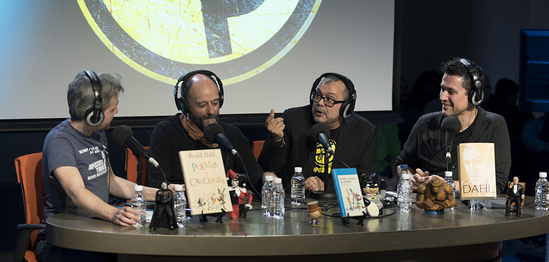 Imágenes del TP dedicado a Roald Dahl.