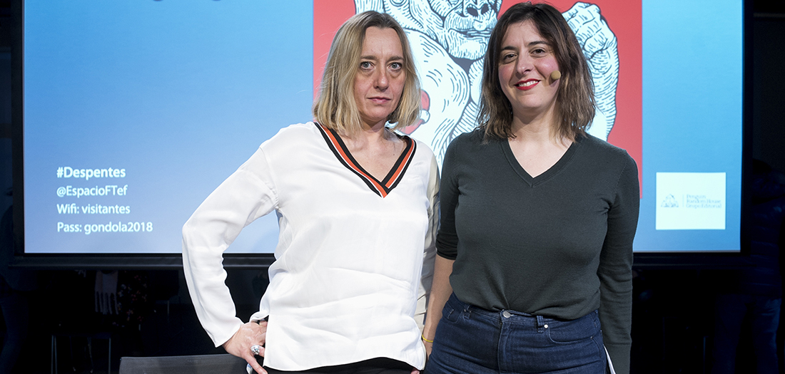 Virginie Despentes y Lucía Lijtmaer.