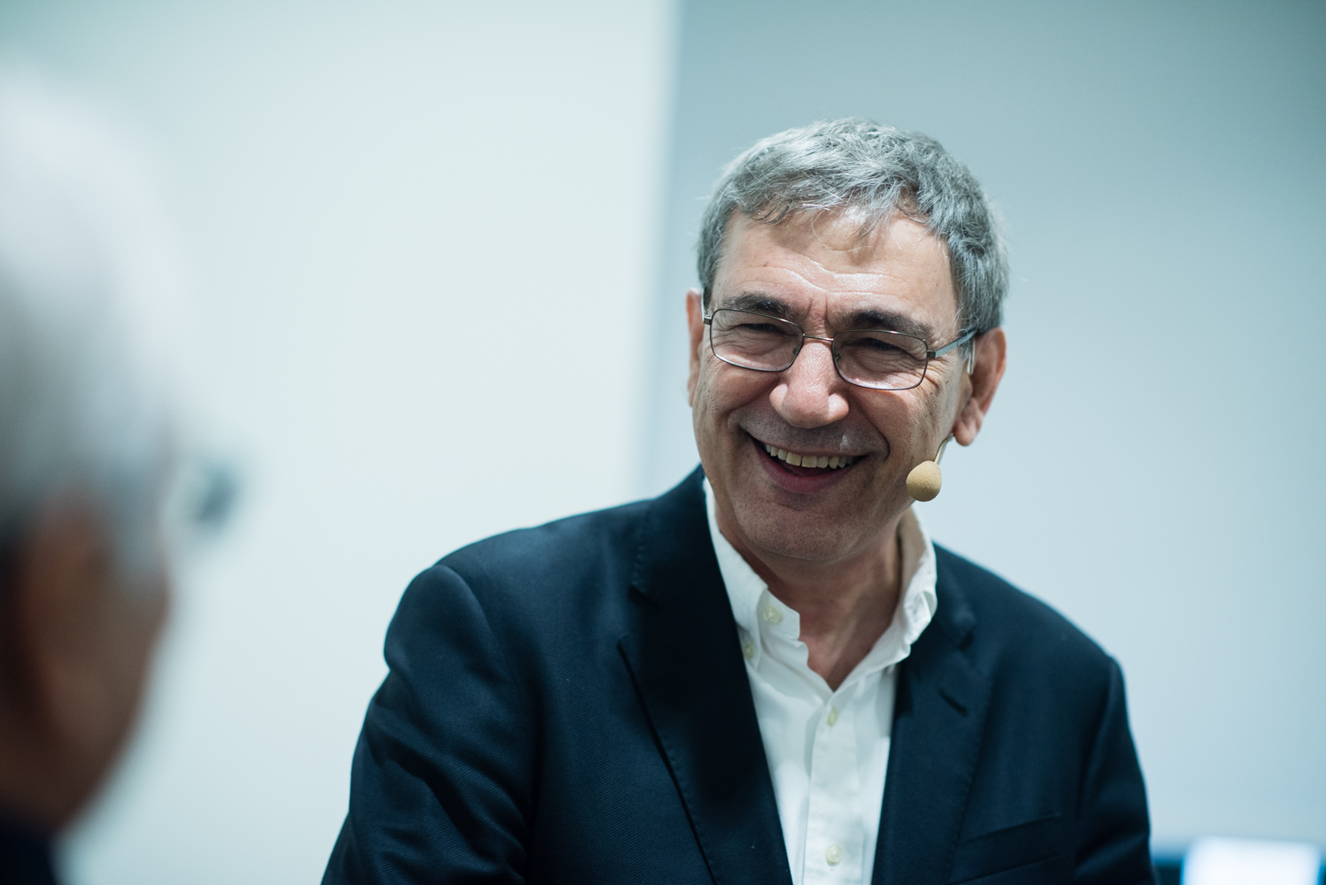 Imágenes del encuentro con Orhan Pamuk