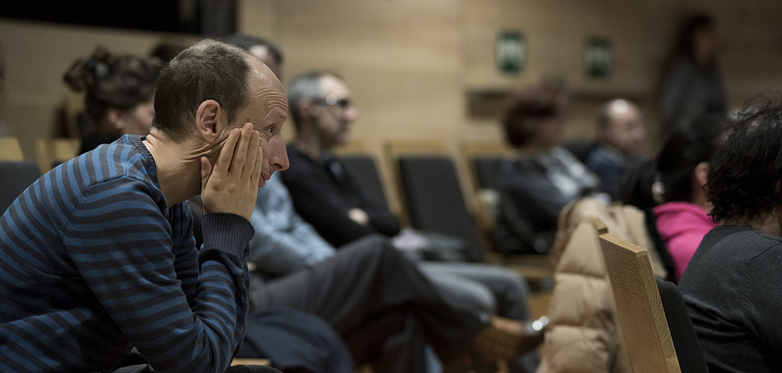 Imágenes de la presentación de Éric Vuillard.