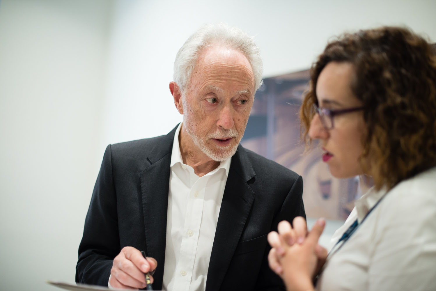 Imágenes de Coetzee en Espacio Fundación Telefónica.