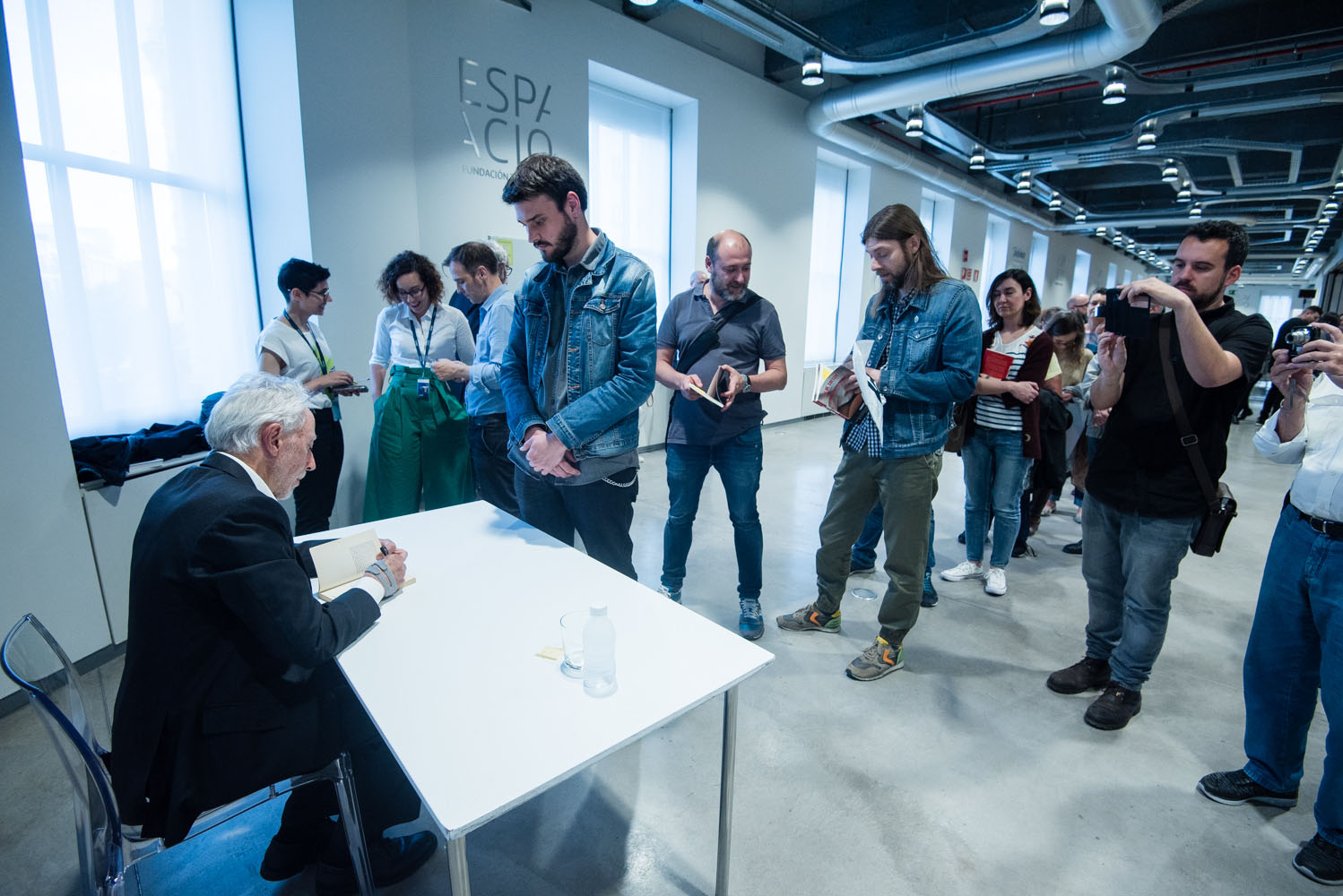 Imágenes de Coetzee en Espacio Fundación Telefónica.