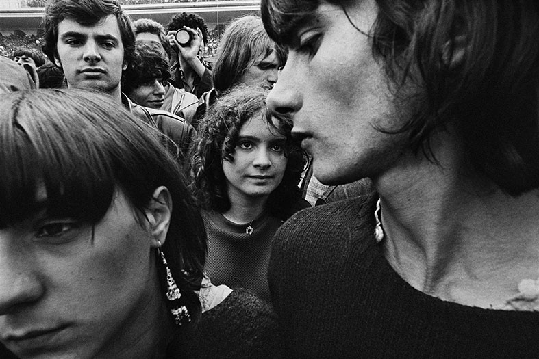 Rolling Stones concert, Hippodrome d’Auteuil, Paris, June 1982 ©William Klein