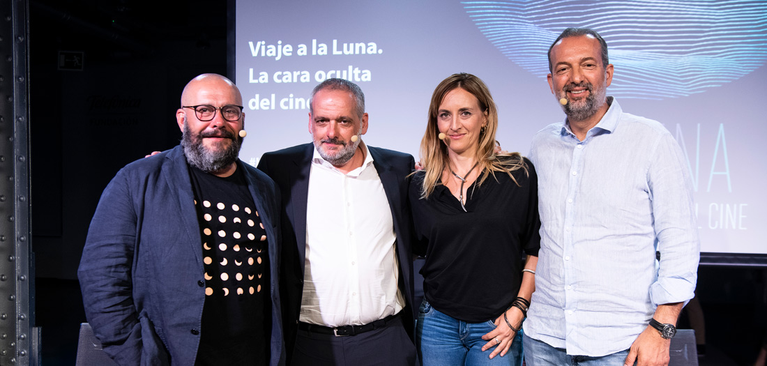 De izq a dcha: Javier Armentia, Miguel Parra, Eva Villaver, Jordi Gasull
