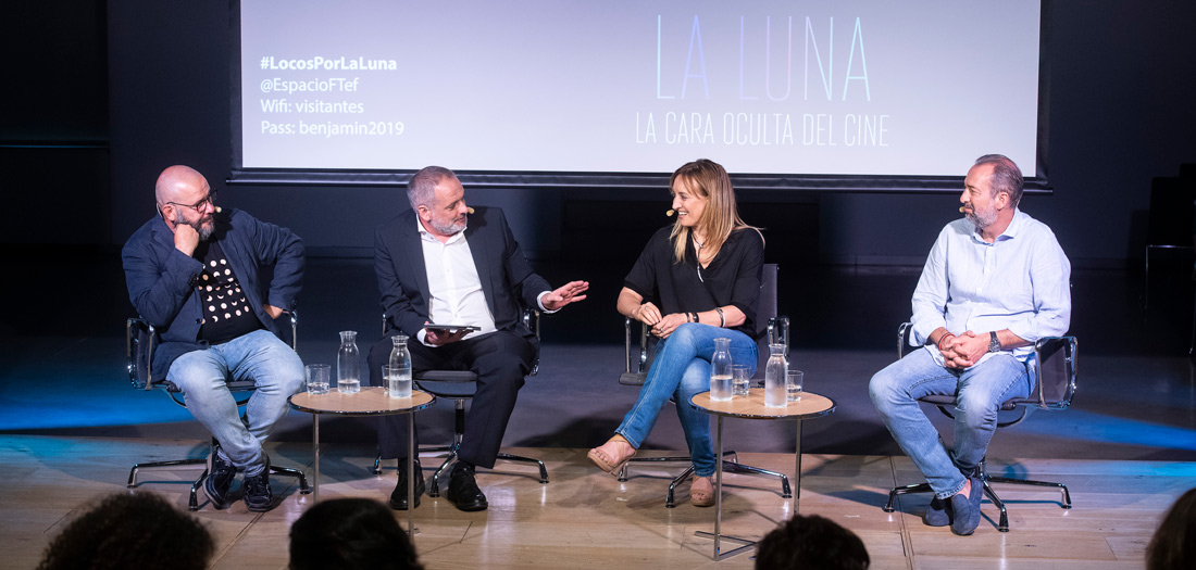 De izq a dcha: Javier Armentia, Miguel Parra, Eva Villaver, Jordi Gasull