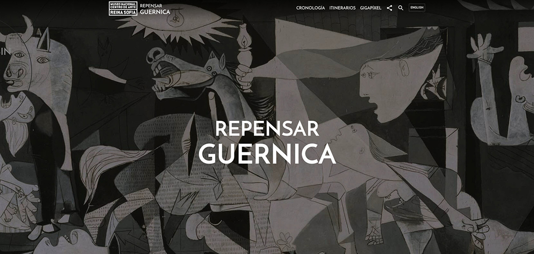 ‘Repensar Guernica’, una web que recopila y presenta de forma abierta al público materiales relacionados con el famoso cuadro.