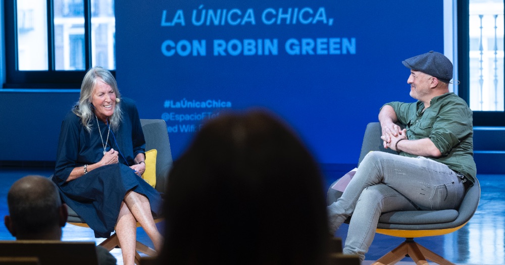La unica chica con Robin Green