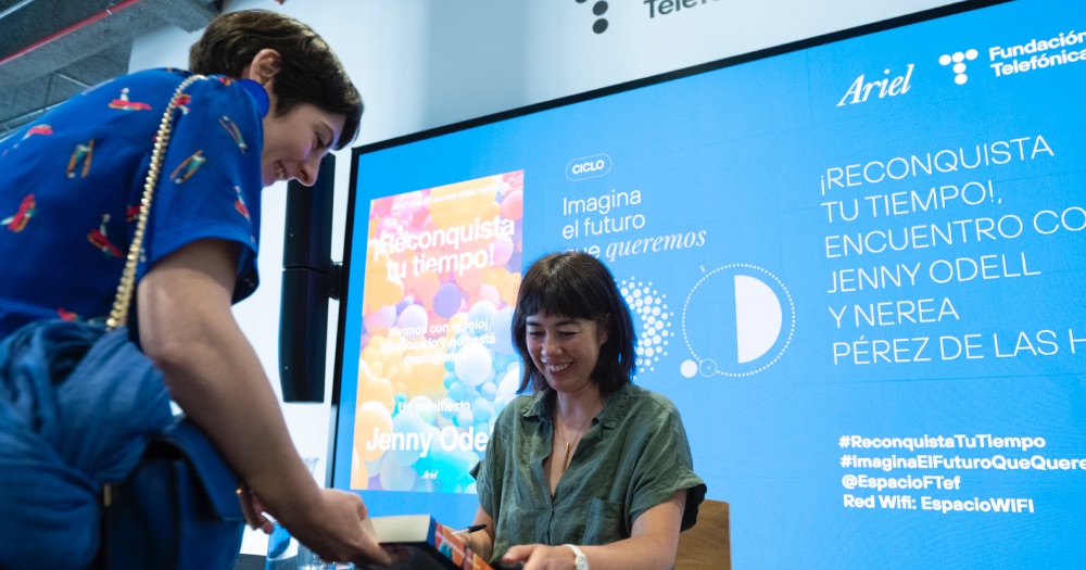 encuentro con Jenny Odell y Nerea Pérez de Las Heras
