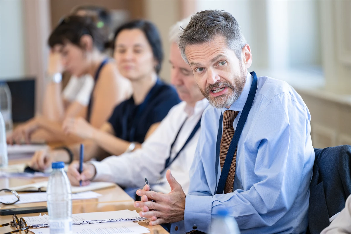 Un momento de Tech&Society con David Rennie