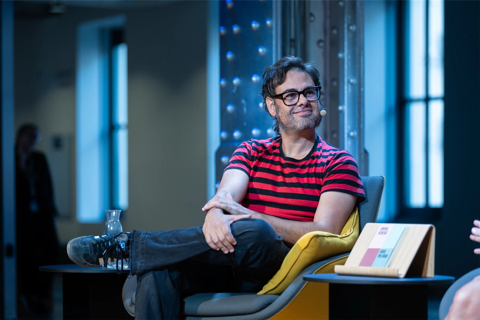 Un momento de la presentación de 'Andar por andar', el ensayo de Adriana Herreros