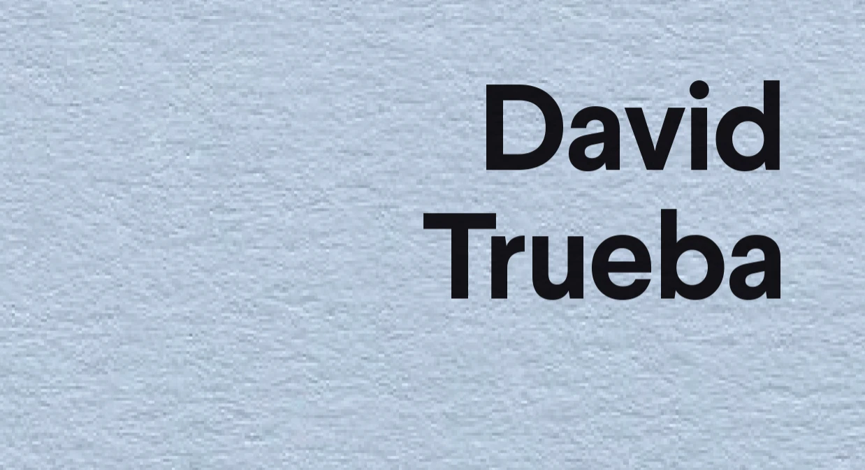 Imagen de cabecera para el evento de David Trueba