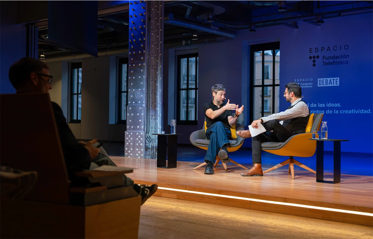 Imagen del Festival de las Ideas, el encuentro entre Antonio Lucas y Raül Refree