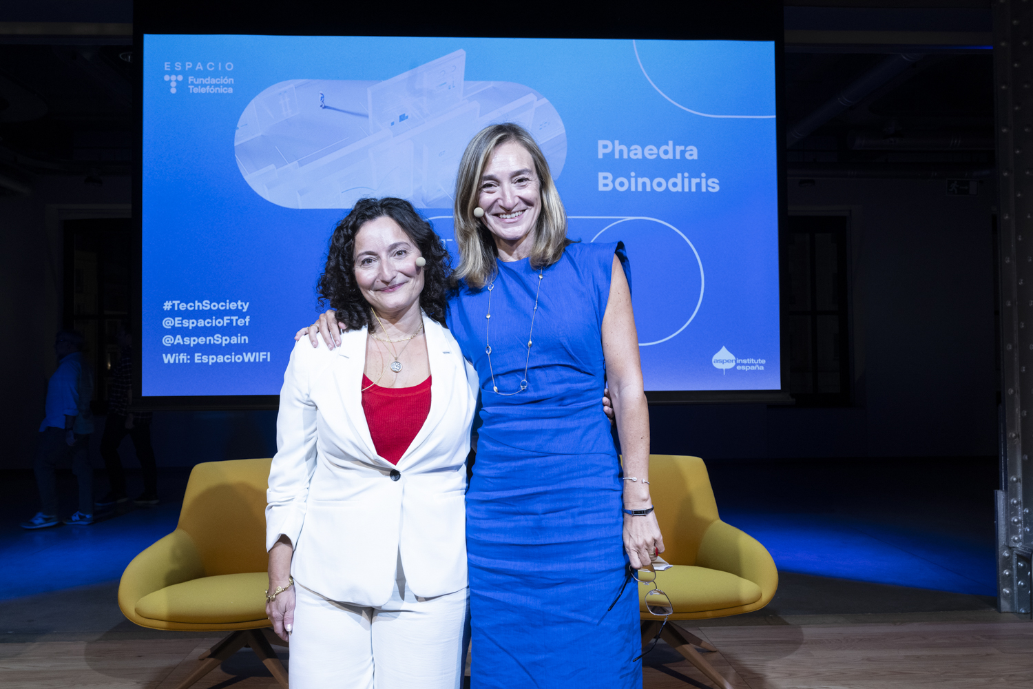 Un momento del encuentro Tech & Society entre Phaedra Boinodiris y Noelia Amoedo