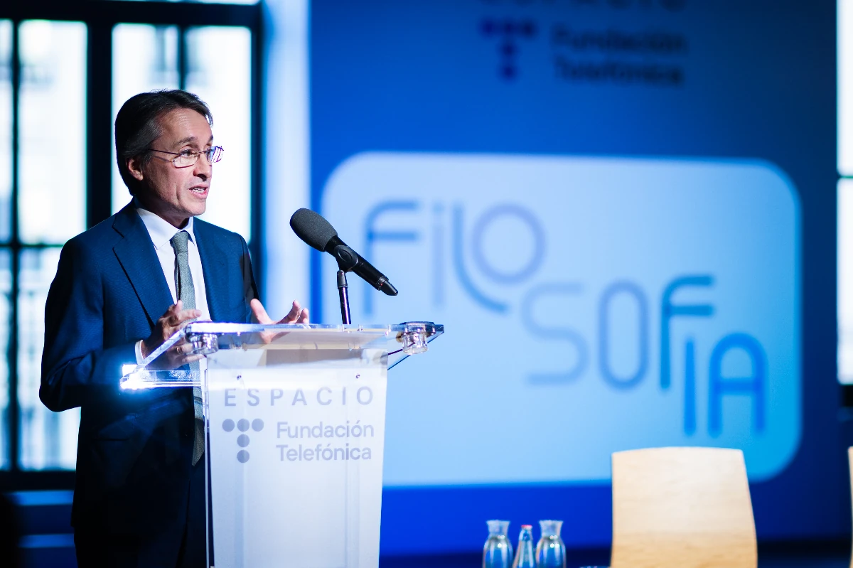 Un momento de la presentación de la serie FilosofIA