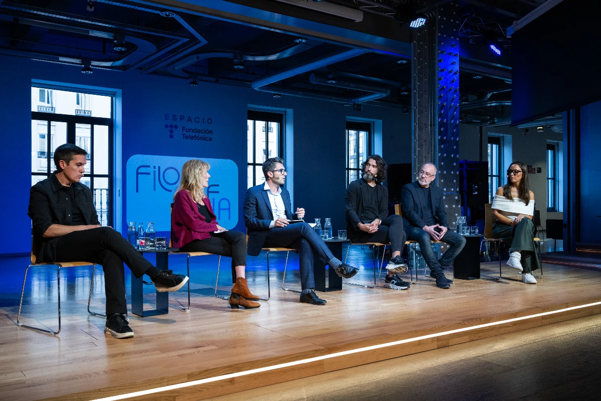 Un momento de la presentación de la serie FilosofIA