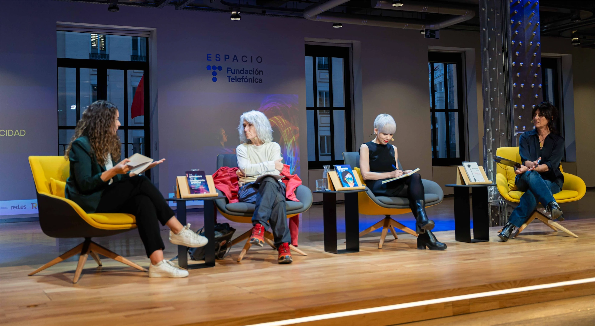 Un instante del debate de Derechos Digitales acerca de identidad y privacidad