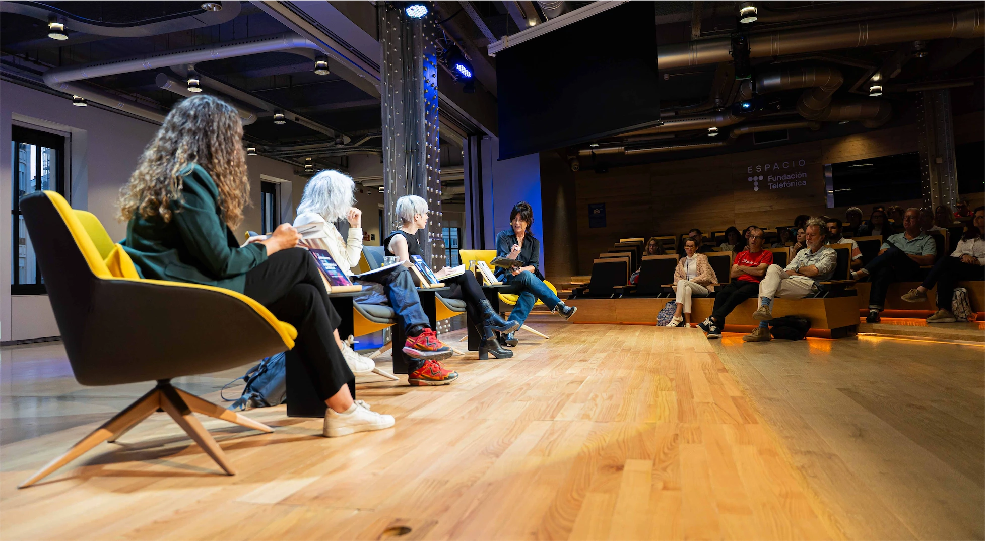 Un instante del debate de Derechos Digitales acerca de identidad y privacidad