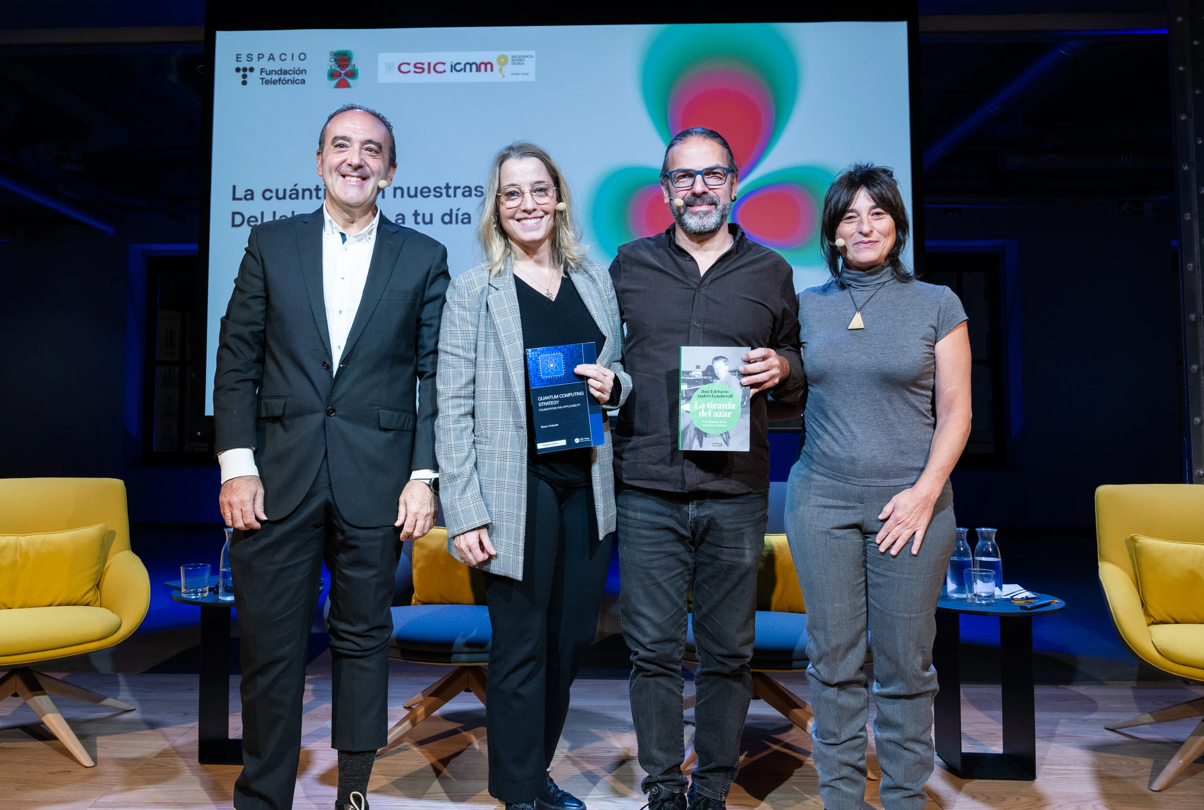 Un momento de la jornada ”La cuántica en nuestras vidas. Del laboratorio a tu día a día”