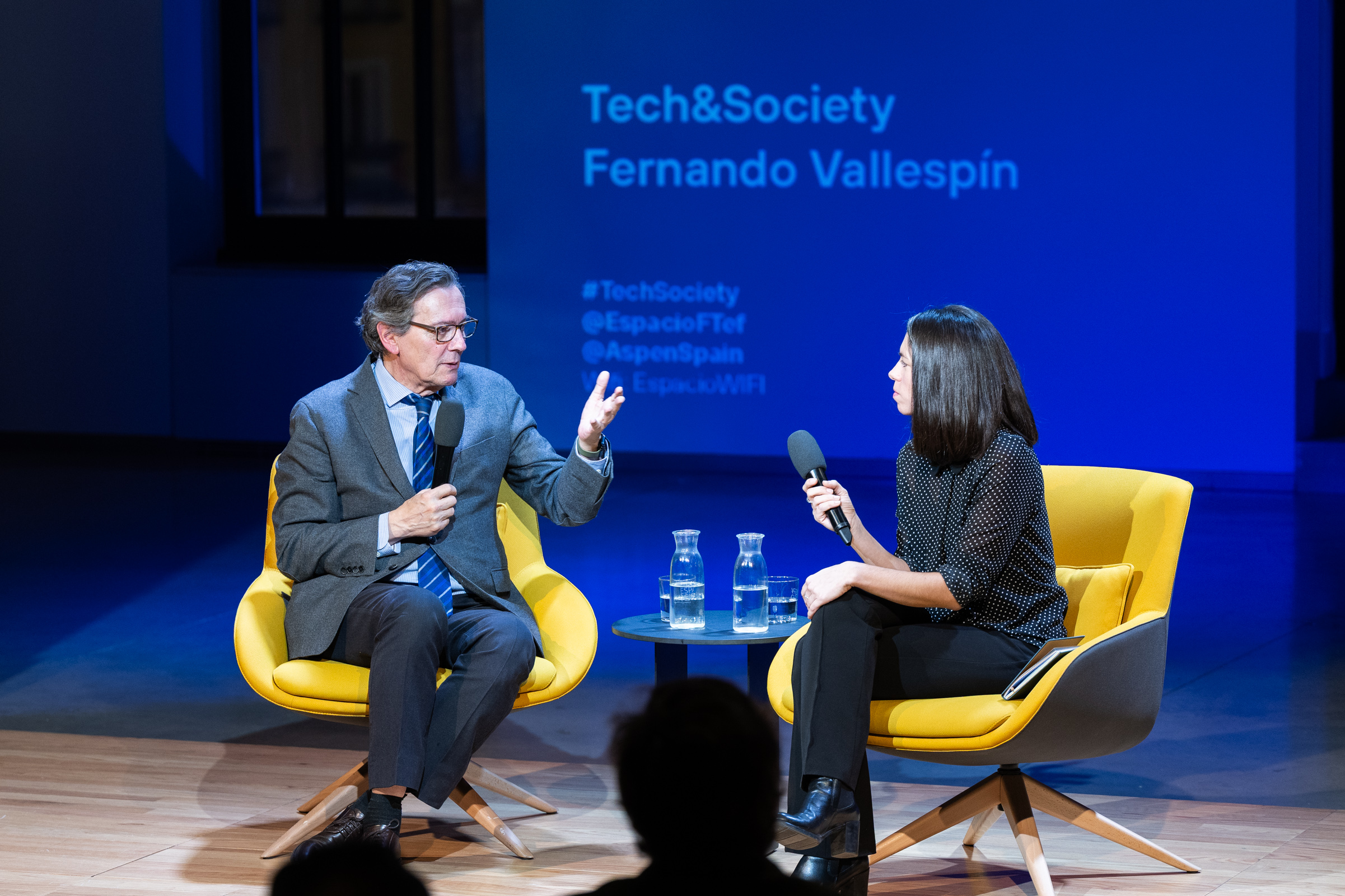 Un momento del encuentro Tech & Society con Fernando Vallespín