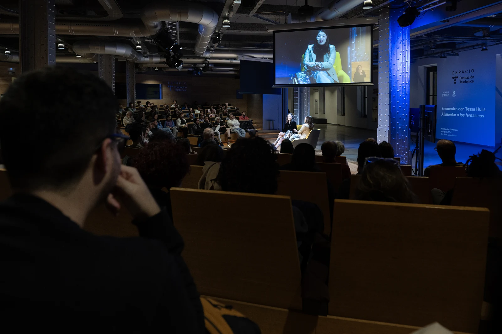 Un momento del Encuentro con Tessa Hulls. Alimentar a los fantasmas