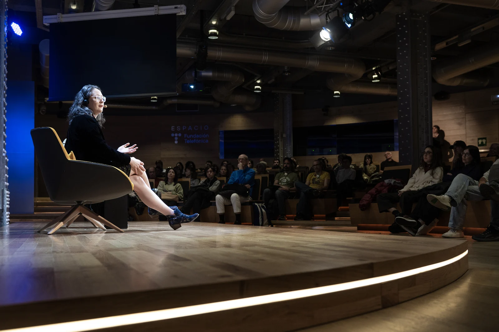 Un momento del Encuentro con Tessa Hulls. Alimentar a los fantasmas