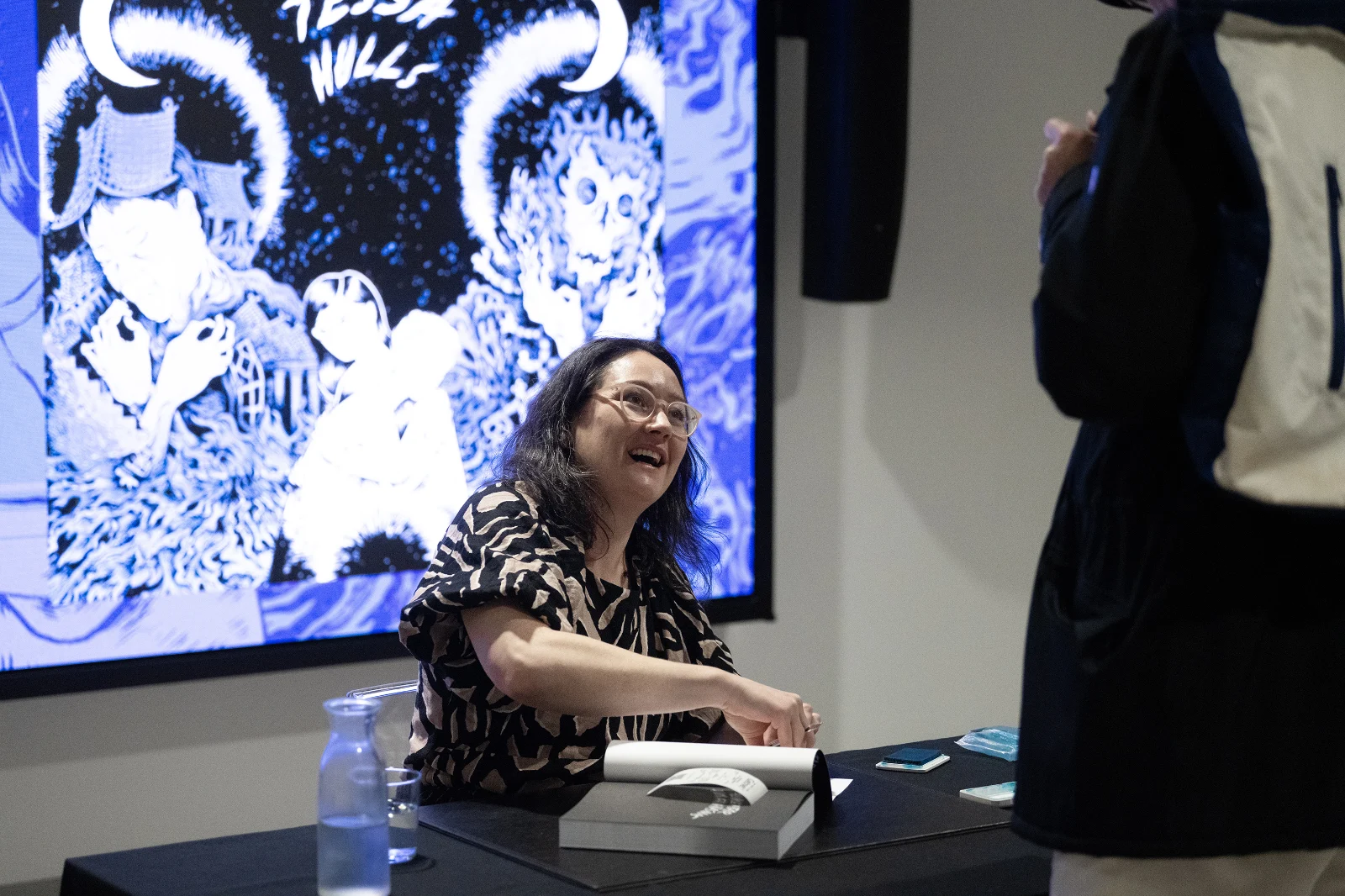 Un momento del Encuentro con Tessa Hulls. Alimentar a los fantasmas