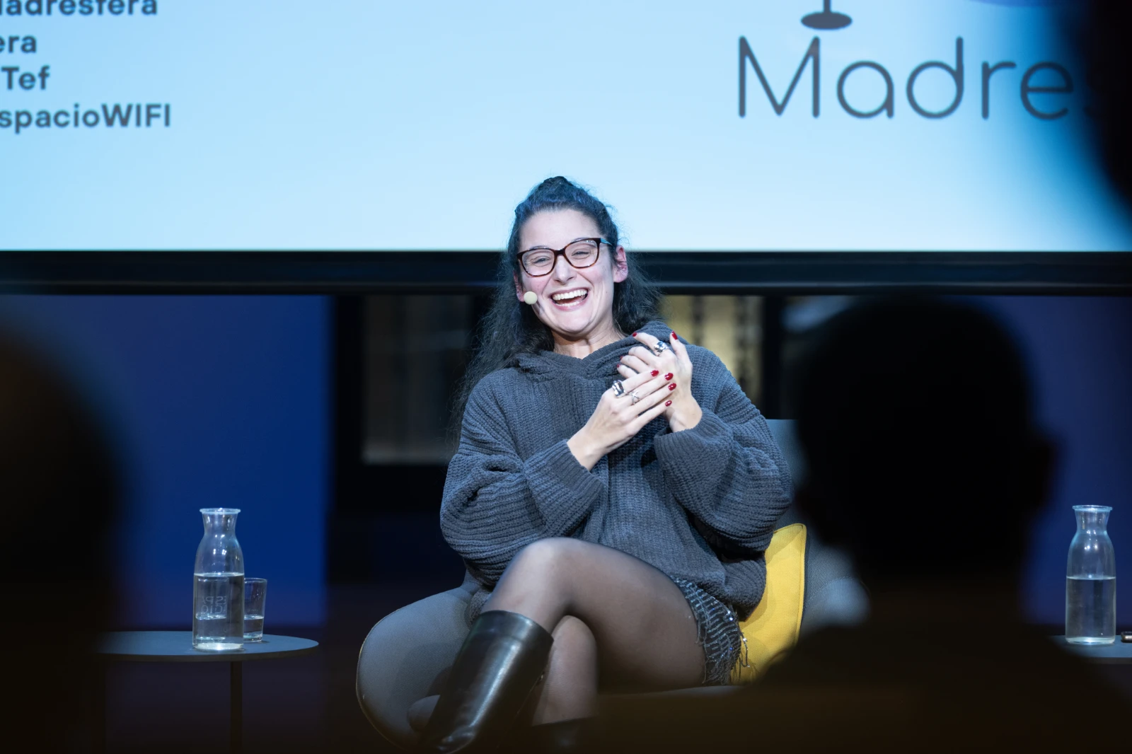 Un momento de la grabación del Espacio Madresfera del 12 de diciembre de 2025