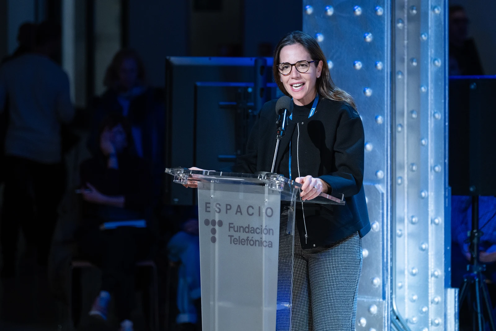 Un momento del encuentro con Rafael Yuste