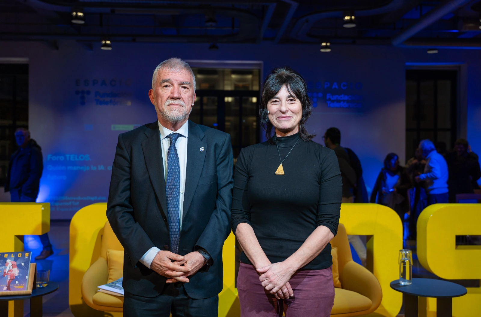 Un momento del ‘Foro TELOS. Mateo Valero. Quién maneja la IA: ciencia, poder y futuro’